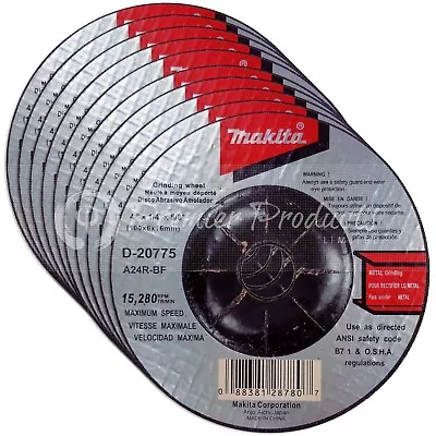 Makita 10 Pack - 4 Inch Grinding Wheel For 4  Grinders On Metal • $25.99