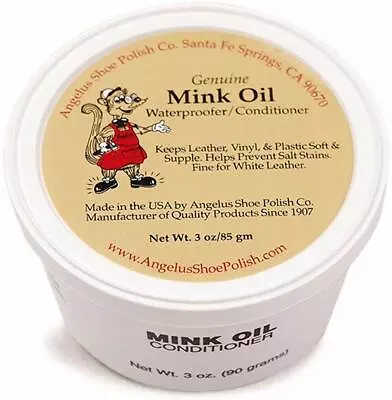 Angelus Mink Oil Tubs For Waterproof & Conditioner Of Leather • $9.71