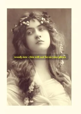 Mm200 - Silent Film & Stage Actress - Maude Fealy With Long Hair - Print 6x4 • $2.78