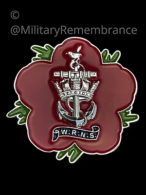 £9.20 • Buy Women's Royal Navy Service WRNS Remembrance Flower Lapel Pin (P27)
