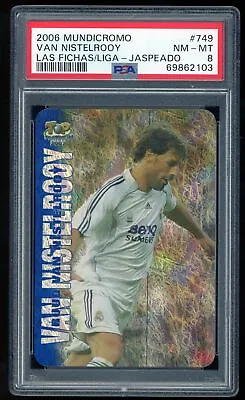 Ruud Van Nistelrooy PSA 8 2006 Mundicromo Las Fichas De La Liga #749 Jaspeado  • $34.99