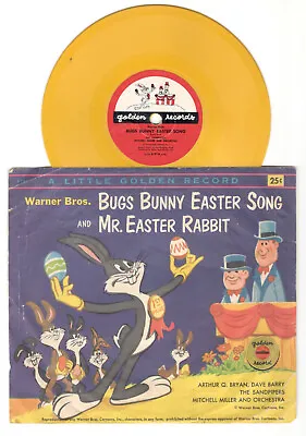 BUGS BUNNY EASTER SONG Vintage Children's Golden Records 78rpm W/PS • $5