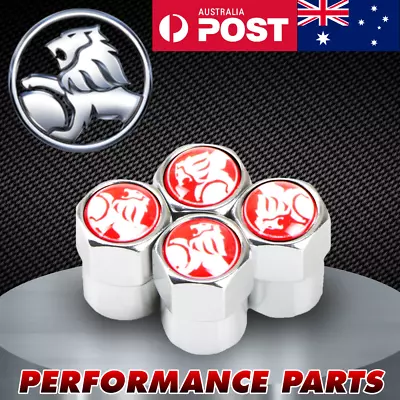 Holden Commodore VB VL VN VP VR VS VT VY VZ VE VF Silver Tyre Valve Caps (4pcs)X • $7.66