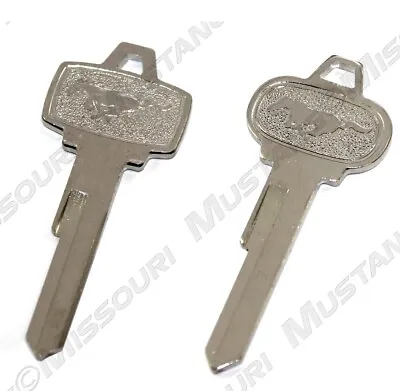 1964 1965 1966 Ford Mustang Ignition & Trunk Pony Key Blank Set 64 65 66 • $16.50