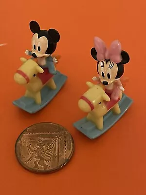 Disney Baby Mickey Mouse And Friends Minnie Mini Rocking Horse Toys Decoration • £4