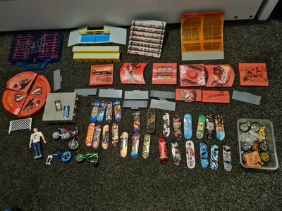 £75 • Buy Rare Tech Deck Finger Boards And Skate Ramp Motorbike & Figure Huge Bundle