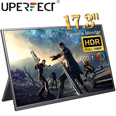 $319 • Buy UPERFECT 17.3  FHD Portable Gaming Monitor PC Screen Mini DP USB-C HDMI Monitor