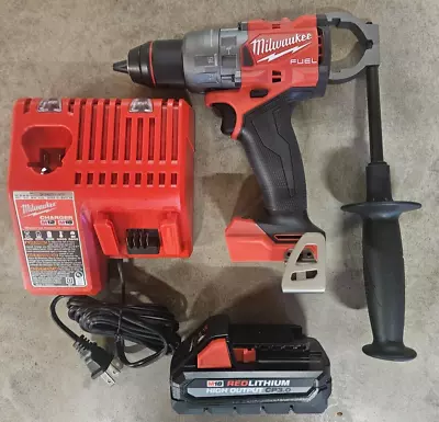 Milwaukee M18 FUEL Brushless 1/2  Hammer Drill W/ 3.0aH Battery Model# 2904-20 • $169.90