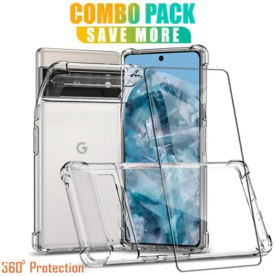 For Google Pixel 8 6 7 Pro 7A 6A 5A 4A 5G 4 3 3A XL Case Shockproof Clear Cover • $10.95