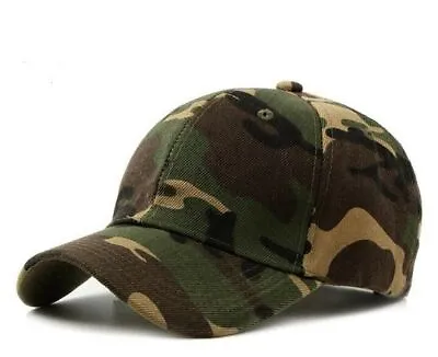 Baseball Cap For Boys Girls Trendy Army Design Adjustable Cap In One Size • £11.93