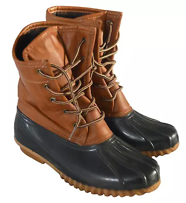 SPORTO THE ORIGINAL DUCK BOOT ARIANNA 7.5 Flannel Lined VGC L15 • $20