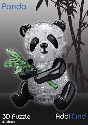 3D Crystal Panda/ Football/Skull/Apple/Elephant Puzzles • £7.50