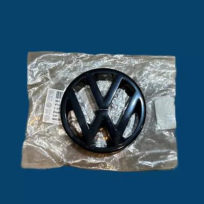  Genuine Vw NOS NEW Mk1 Cabriolet Grill Badge Emblem - Black Rabbit • $45