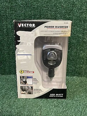 Vector VEC1040A 12vdc To 115vac 100 Watt Power Inverter -Car -NIB. Fast Ship! • $14.80