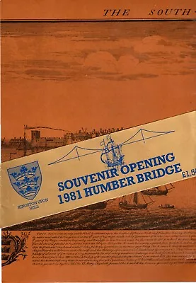 £5 • Buy Booklet -Souvenir Opening 1981 Humber Bridge