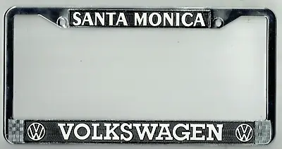 Santa Monica California Volkswagen Vintage VW Dealer License Plate Frame RARE • $68