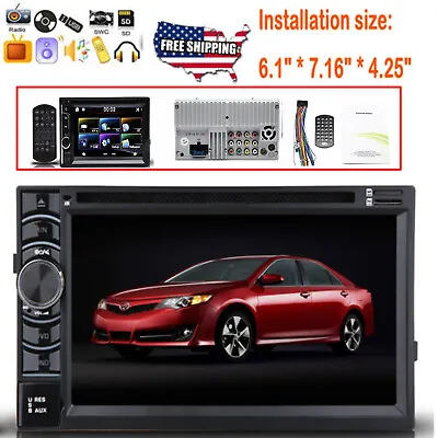 2Din Car Stereo Radio HD DVD Player Touch Screen For TOYOTA Camry Corolla RAV4 • $82.30