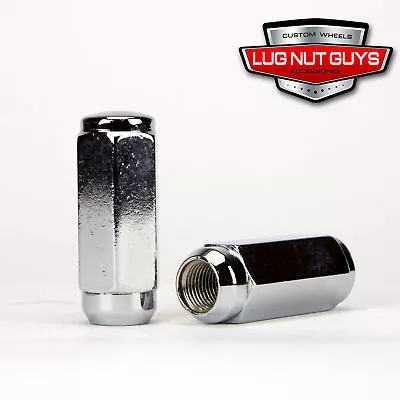 32 Lug Nuts 2.3  Long Duplex Acorn 9/16-18 XXL Tall Chrome 7/8 Hex • $43.85