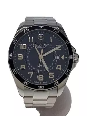 Victorinox Quartz Watch/Analog/ Steel/Blk/Slv/241930 24 • $444.68