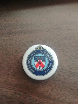 Vintage Metropolitan Toronto Police Pinback • $7.99