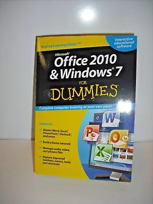 Office 2010 & Windows 7 For Dummies Brand New Interactive Educational Software • $5.64