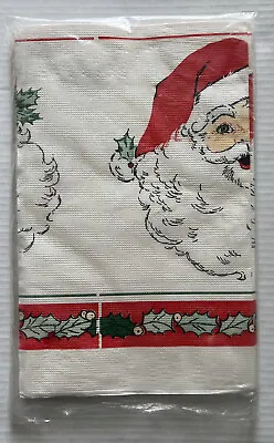 Vintage Santa Claus Tablecloth Paper 96 X 52 Rectangle • $9.99