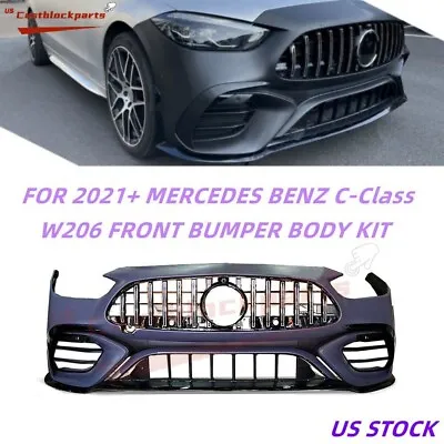 FOR 2021+ MERCEDES BENZ C Class W206 FRONT BUMPER BODY KIT • $1397.79