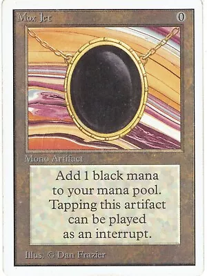 Mox Jet  Unlimited HP Magic The Gathering - MTG • $3000