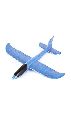 48cm Hand Throw Epp Foam Glider Doble Hole Empennage Kids Airplane Toy • £4.95