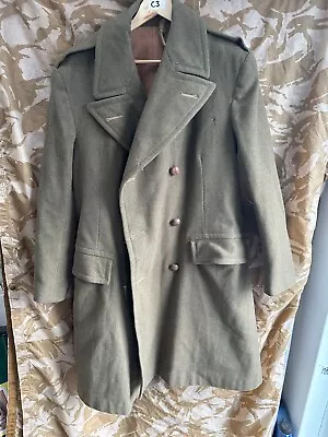 Original WW2 British Army  Warm  Greatcoat - Officers 1945 Dated - 42  Chest • £110