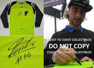 Dylan Ferrandis Supercross Motocross Signed Thor Jersey COA Proof Autographed- • $349.99