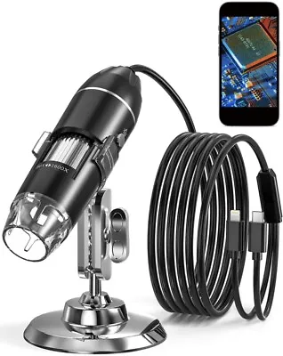 $24.99 • Buy USB Digital Microscope, 50X-1600X Magnification Handheld Digital