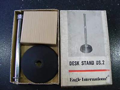 EAGLE INTERNATIONAL DS2 Microphone Desk Stand - Retro Cool • £12.99