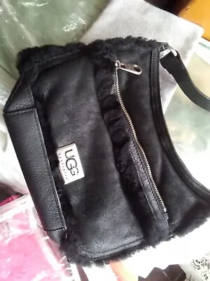 Ladies Ugg Leather Hand Bag Black Superb Quality Excellent Condition • £25