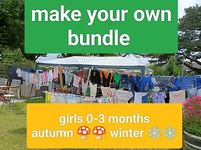 £1.49 • Buy 0-3 Months Girls Sleepsuits Outfit Dress Jacket Autumn Winter Make A Bundle