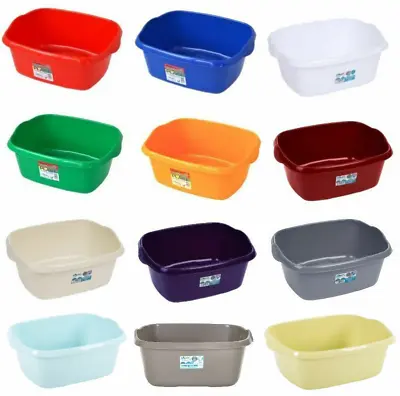 £5.99 • Buy Large Rectangular Plastic Washing Up Bowl Wham Basin Heavy Duty