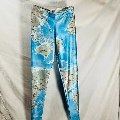 BlackMilk World Map Leggings Size S • $25.74