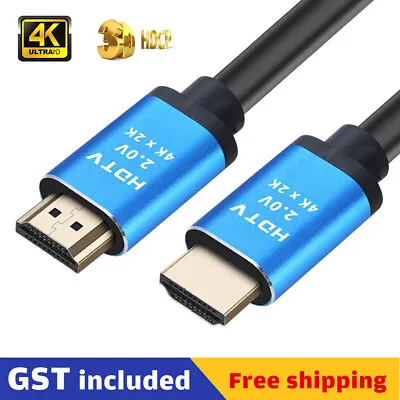 $7.25 • Buy Premium HDMI Cable V2.0 Ultra HD 4K 2160p 1080p 3D High Speed Ethernet HEC ARC