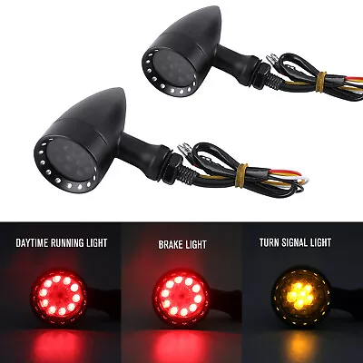 $22.79 • Buy For Yamaha V Star 650 XVS650 XVS650A 950 2X LED Blinker Brake Turn Signals Light