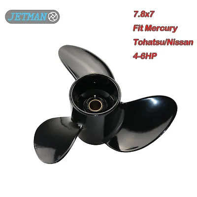 Boat Propeller 7.8x7 For Mercury/Tohatsu/Nissan Outboard Motor 4 5 6hp 12 Spline • $48.39