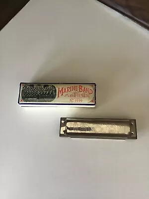 Vintage M Hohner Marine Band Harmonica No 1896 - Key  C- Made In Germany A440 • $13.95