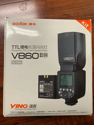 $125 • Buy Goxo X V860II-N I-TTL II Wireless HSS 2.4G Li-ion Flash Speedlite For Nikon