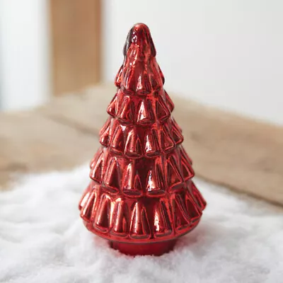 Retro Red Mercury Glass Christmas Tree • $23