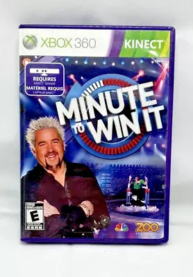 Minute To Win It (Microsoft Xbox 360 Kinect) Tested • $3.99