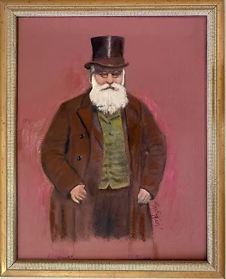 Earl Mayan Portrait Of A Man With A Beard • $289