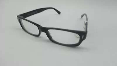 Legre Eyeglasses Frame Shiny Black Rectangular Full Rim LE-155 Col.300 52-18-145 • $32.95