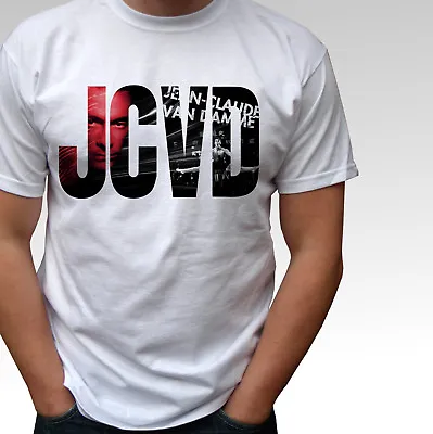 JCVD Logo Jean Claude Van Damme White T Shirt Top - Mens And Kids Sizes • £9.99