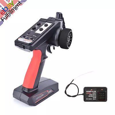 2.4GHz 4-Channel Universal RC Car Boat Model Remote Control Receiver Transmitter • £11.99