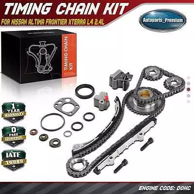 10x Timing Chain Kit For Nissan Frontier 98-04 Altima Xterra L4 2.4L DOHC KA24DE • $55.99