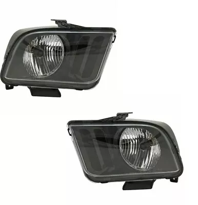 Fits Ford Mustang 2005-2006 Left Right Headlights Head Lights Lamps Pair • $116.99